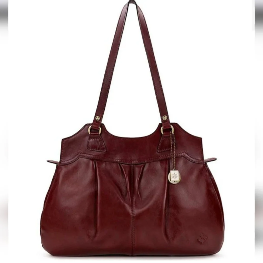 Patricia Nash Napoli Extra-Large Leather Satchel Bag